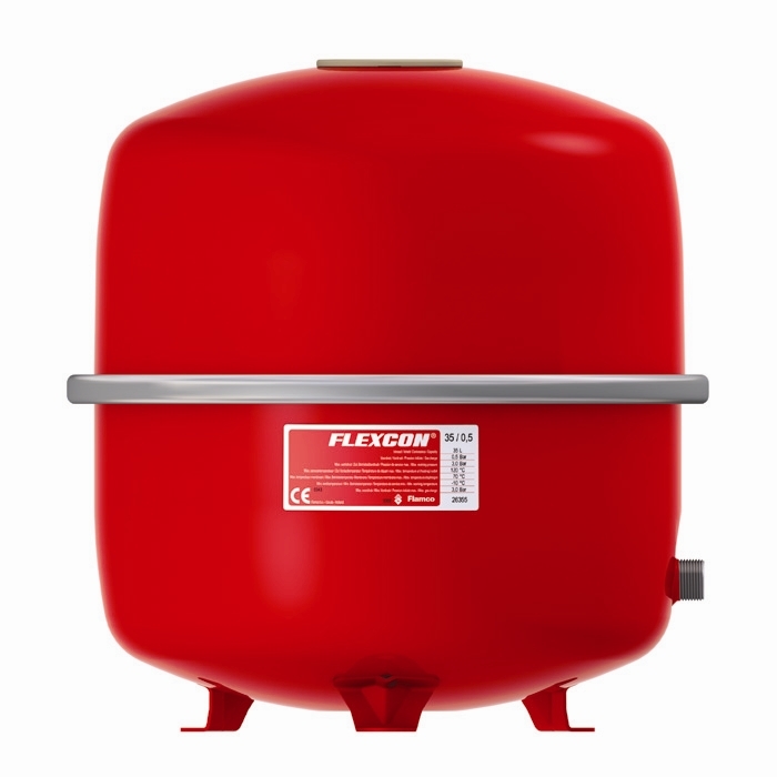 VASE D'EXPANSION FERMÉ À MEMBRANE FLAMCO FLEXCON À PATTES DE FIXATION