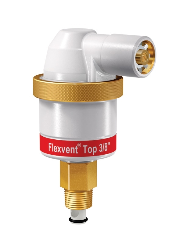 PURGEUR D'AIR AVEC CLAPET AUTOMATIQUE FLAMCO FLEXVENT TOP LAQUÉ BLANC