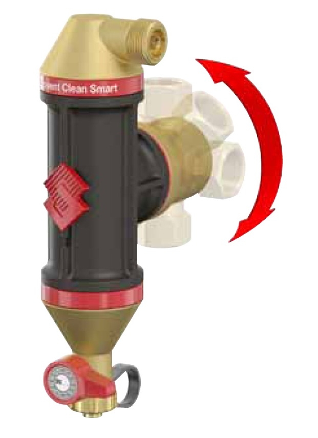 SÉPARATEUR D'AIR ET DE BOUE FLAMCOVENT Xtream MALE/MALE