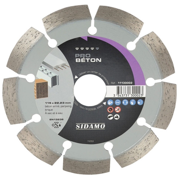 DISQUE DIAMANT PRO BÉTON
