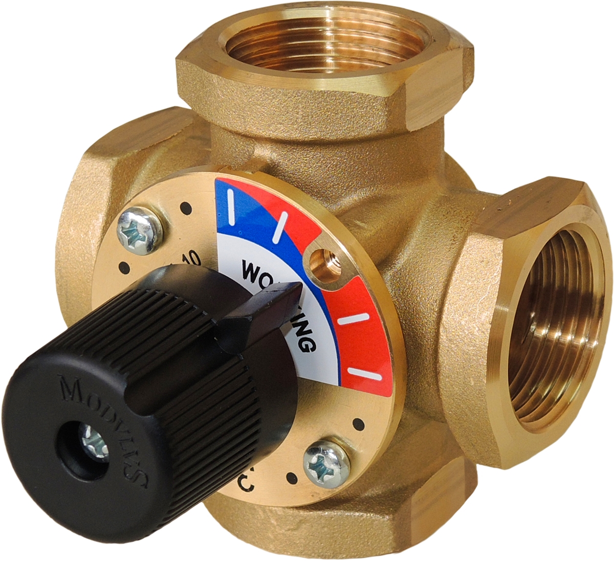 VANNE DE MÉLANGE LAITON 4 VOIES