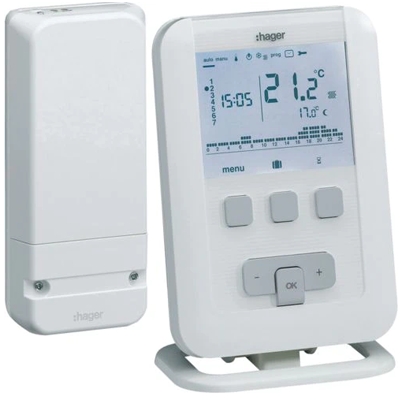 THERMOSTAT RADIO 7J + RECEPTEUR MURAL