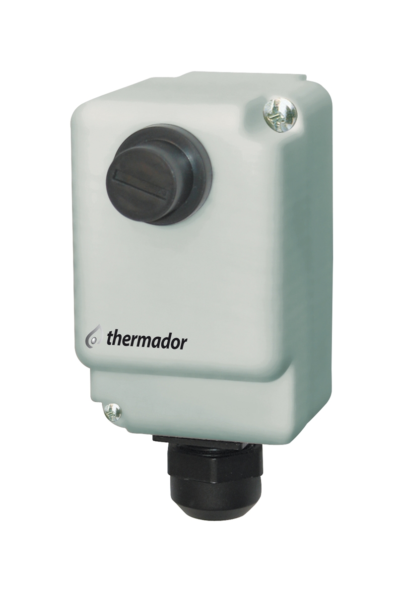 AQUASTAT APPLIQUE À RESSORT À CONTACT INVERSEUR RÉARMEMENT AUTOMATIQUE