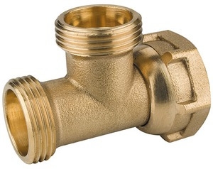 TÉ DE DÉRIVATION ÉCROU MÂLE/MÂLE