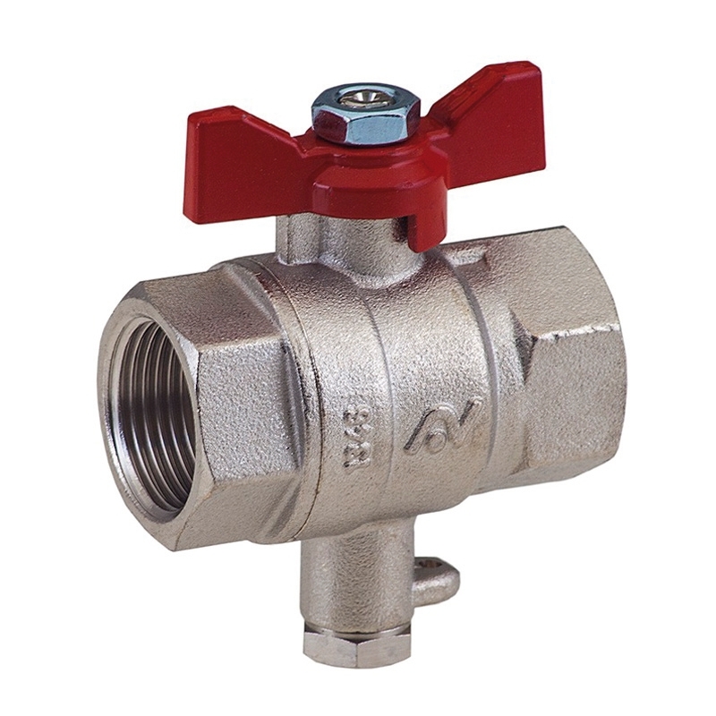 VANNE 1/4 DE TOUR AVEC PRISE PORTE-SONDE M10/1