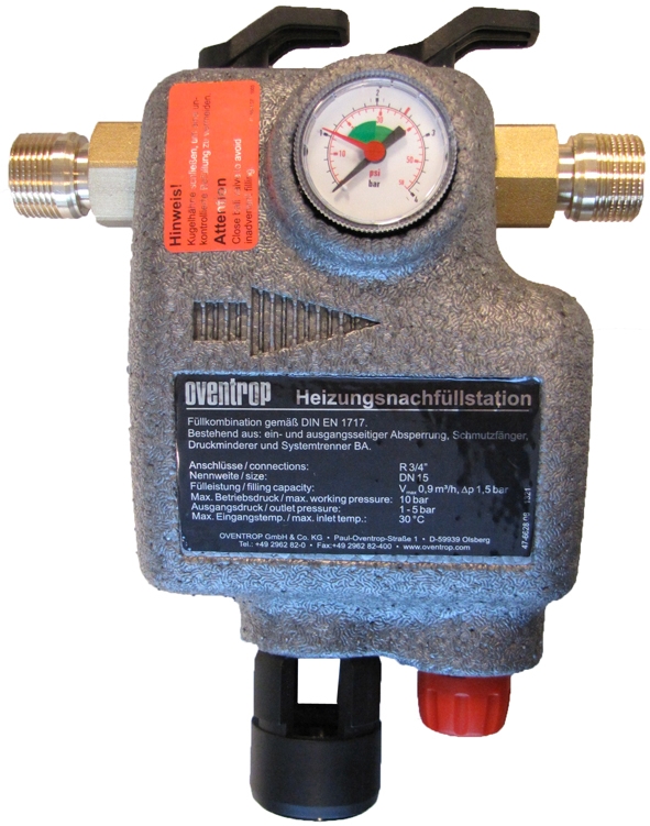 STATION DE REMPLISSAGE POUR INSTALLATION CHAUFFAGE