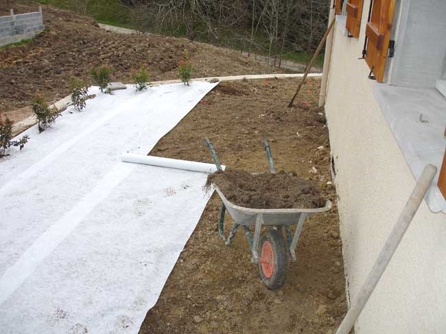 GEOTEXTILE GEO90 900G/M2 RL 25X1.00ML BLANC