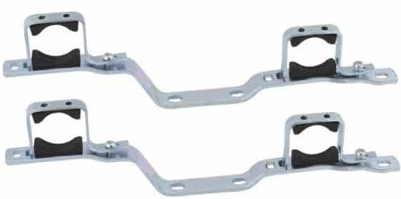 PAIRE DE SUPPORTS RÉGLABLES ISOPHONIQUES POUR COLLECTEURS GRK