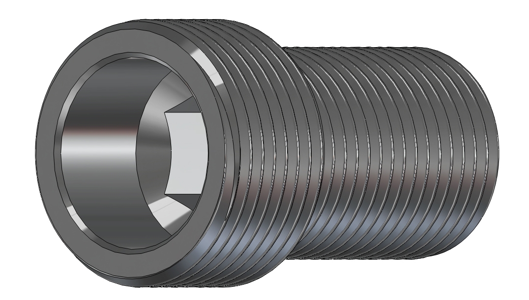 PAIRE RACCORD DROIT CHROMÉ POUR STARFIX