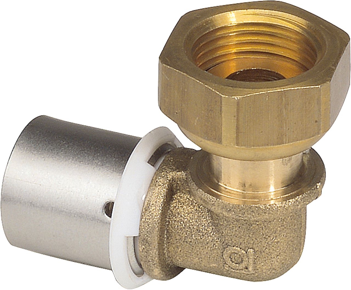 COUDE PER A SERTIR 25MM / ECROU 3/4''