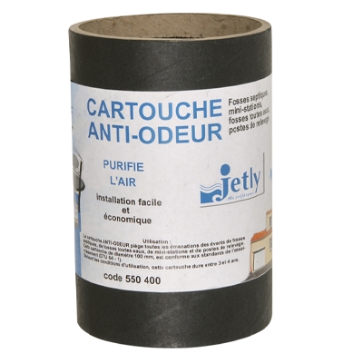 CARTOUCHE ANTI-ODEUR Ø 100MM POUR FOSSE
