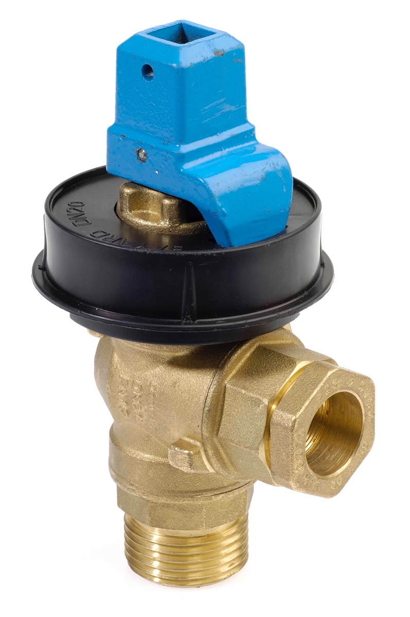 ROBINET BRONZE DE PRISE UNIVERSELLE FILETAGE 40/3 MONTAGE ÉQUERRE OU EN LIGNE