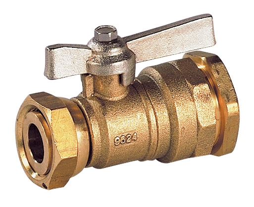 VANNE AVANT COMPTEUR POUR PE À ÉCROU 20 X 27 - 654