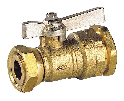 VANNE SPHERE PE 25MM / ECROU 20X27