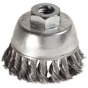 BROSSE FORME COUPE AVEC ALÉSAGE M14 MÈCHE TORSADÉ 0.4MM