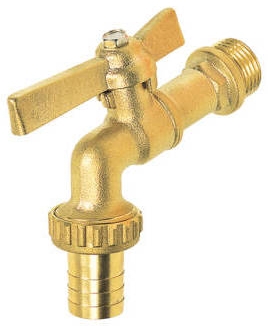 VANNE DE PUISSAGE À MANETTE AVEC NEZ BRISE JET