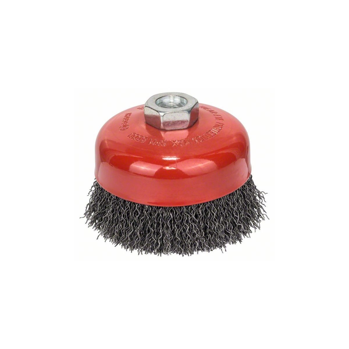 BROSSE BOISSEAU POUR MEULEUSE Ø100MM FILS ONDULES