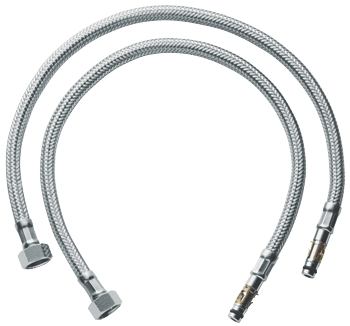 FLEXIBLE SANITAIRE Ø 8 MM POUR ROBINET M10/1 FEMELLE 3/8 ÉCROU