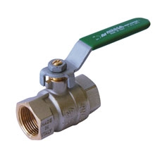 VANNE À SPHÈRE LAITON FF POIGNÉE ANTI-CORROSION VERTE SÉRIE 577