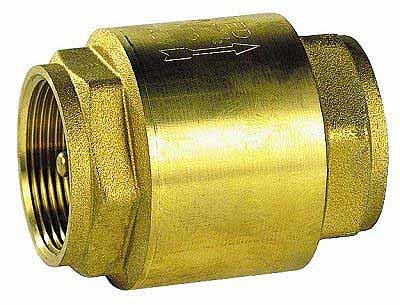 CLAPET ANTI-RETOUR 26X34 F/F OBTURATEUR LAITON/INOX REF 3050