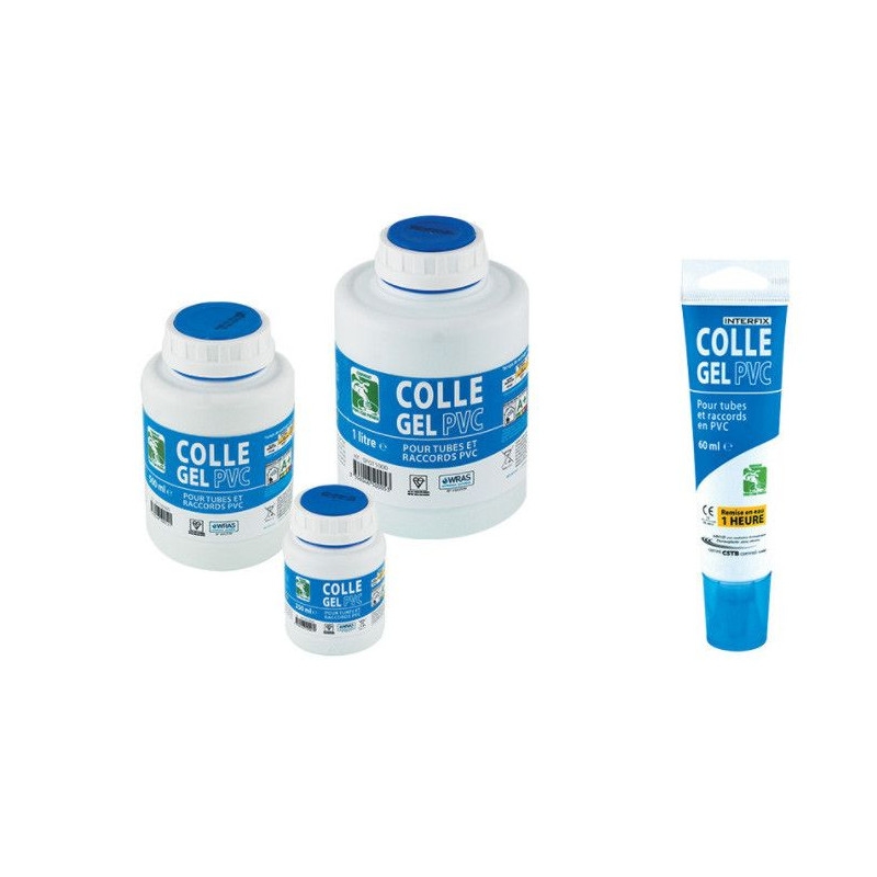COLLE GEL PVC EVACUATION DOMAO TUBE 125G