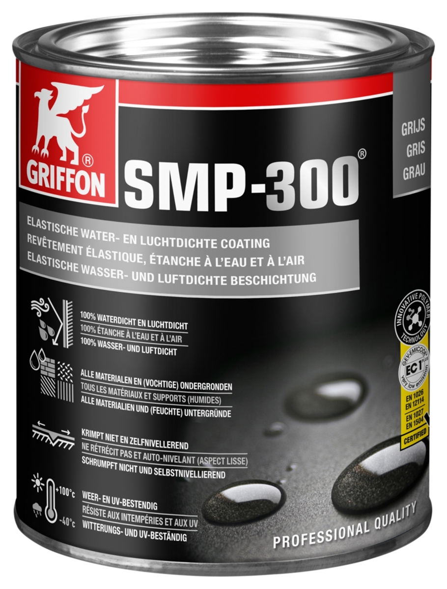 SMP-300 ENDUIT ELASTIQUE ETANCHE A L'EAU - BLANC POT 1KG