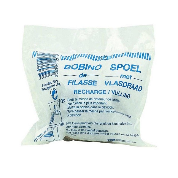 BOBINO DE FILASSE DE LIN RECHARGE 80 G POUR DEVIDOIR
