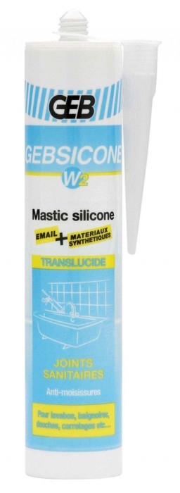 SILICONE GEBSICONE W2 TRANSLUCIDE CARTOUCHE 310ML
