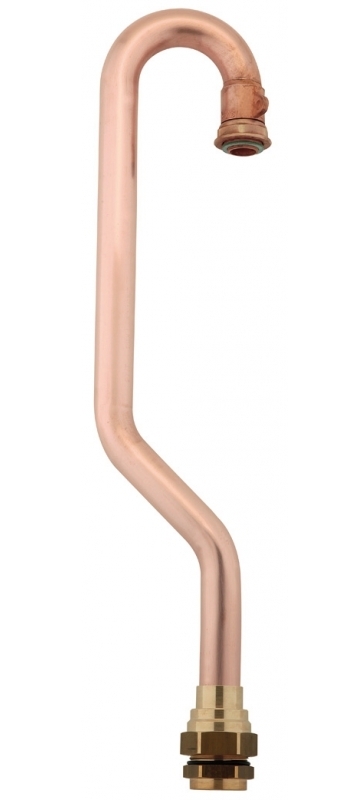 CROSSE COMPTEUR GAZ 180° ÉCROU 6/20 FLEXICLIC DN20MM