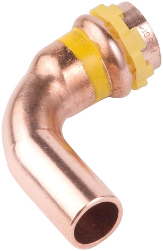 COUDE CUIVRE GAZ A SERTIR 28MM 90° MF SPG5001V