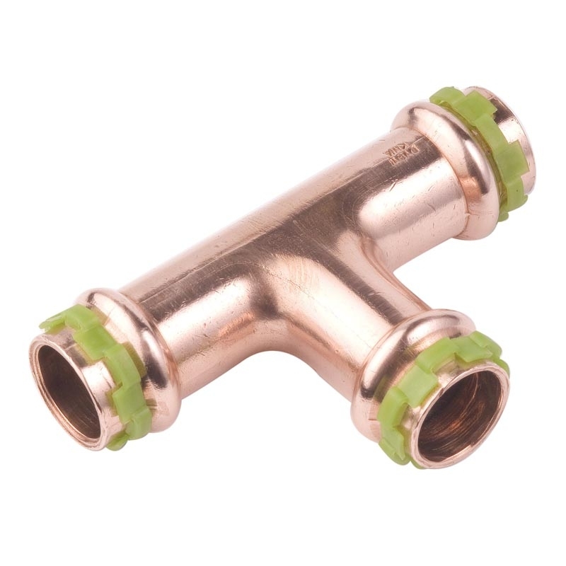 TÉ CUIVRE ÉGAL À SERTIR GAZ FFF