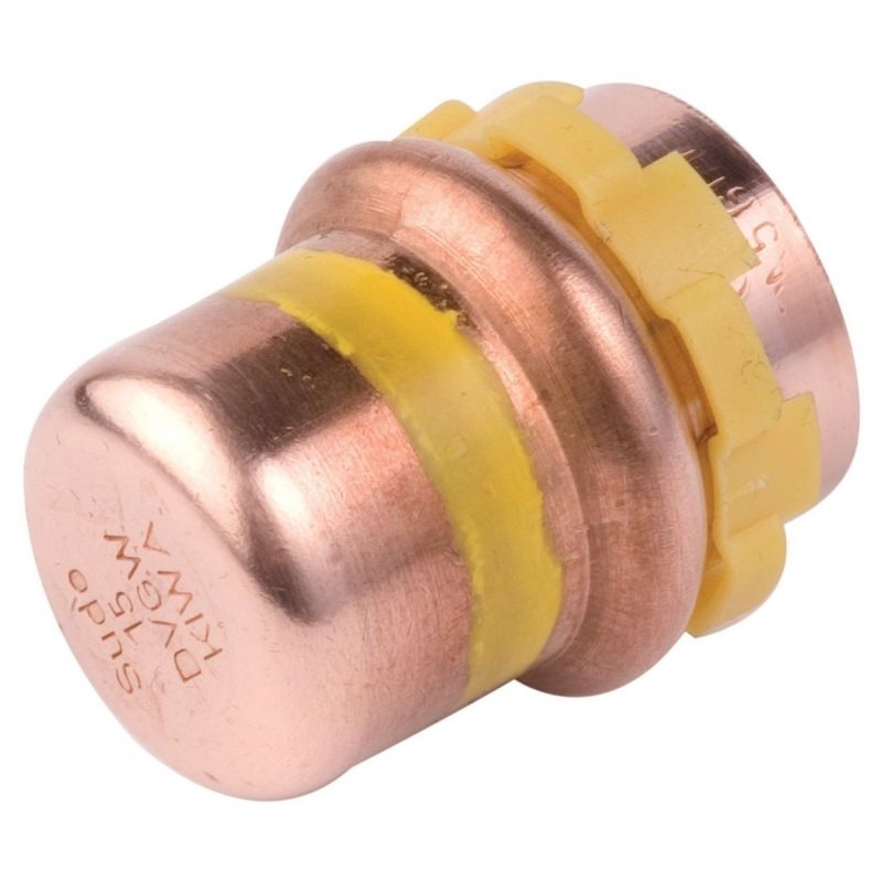 BOUCHON CUIVRE À SERTIR GAZ FEMELLE