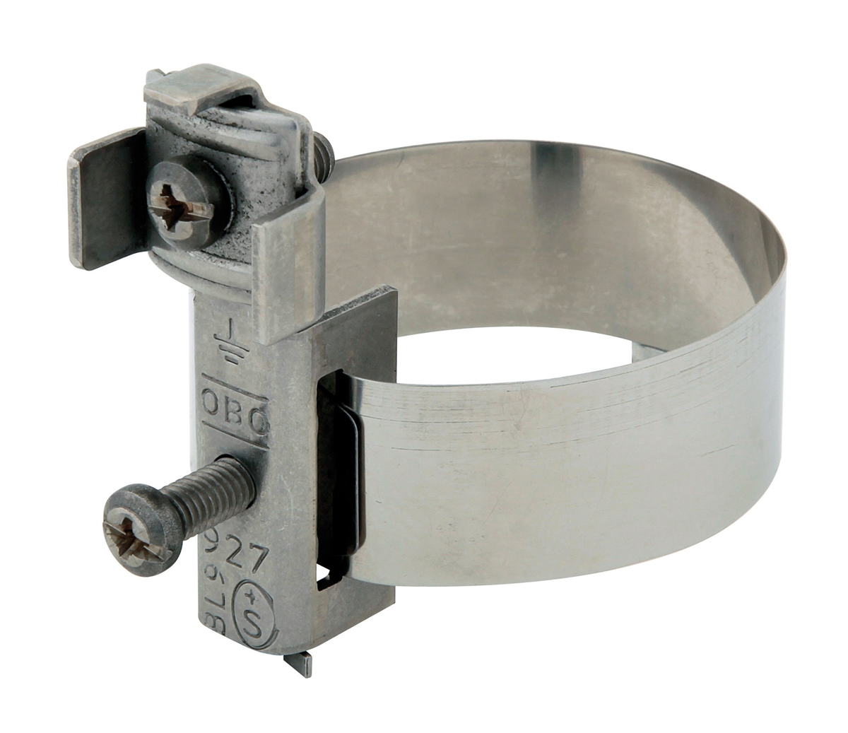 ETRIER DE MISE A LA TERRE POUR TUBE INOX FLEXIPIPE