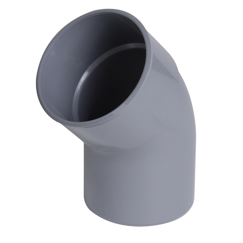 COUDE PVC EVACUATION Ø125MM 45° M/F CX4 NICOLL