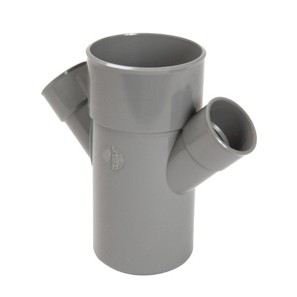 EMBRANCHEMENT DOUBLE 45° MFFF DANS LE PLAN