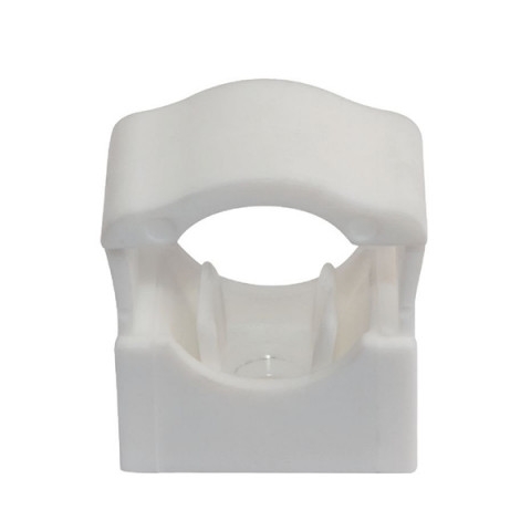 BTE 100 COLLIERS COLLCLIP DOUBLE TUBE Ø12 A 22 BLANC