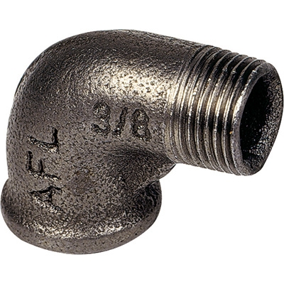 COUDE FONTE MALLÉABLE 90° MF 92 NOIR