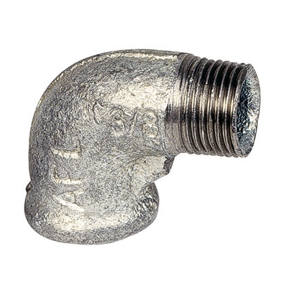 COUDE FONTE MALLÉABLE 90° MF 92 GALVA