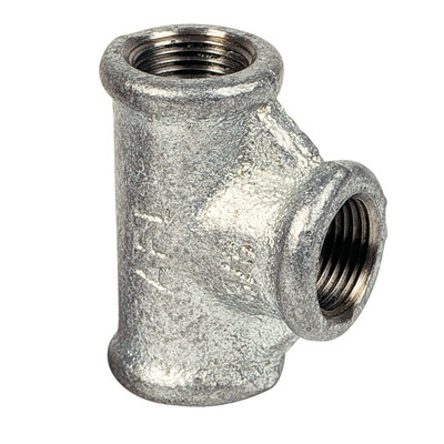 TÉ FONTE MALLÉABLE FFF 130 GALVA