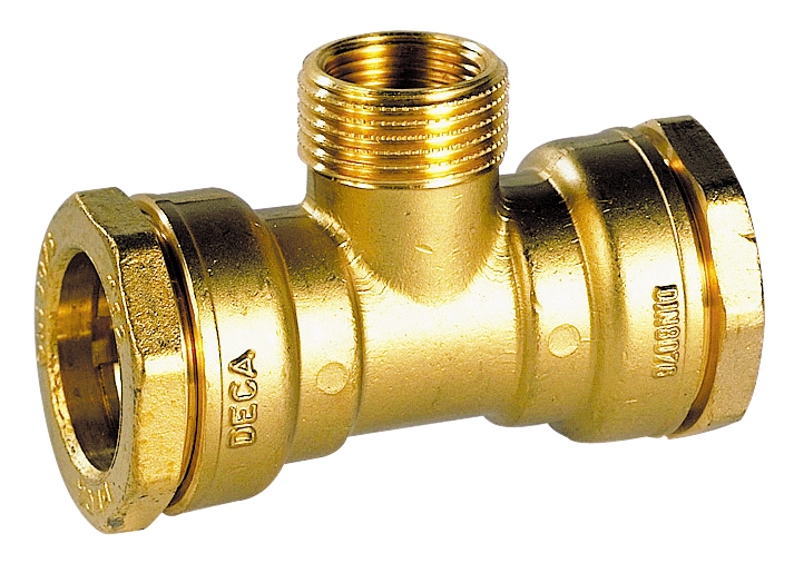 TÉ À PIQUAGE - FILETÉ ET TARAUDÉ