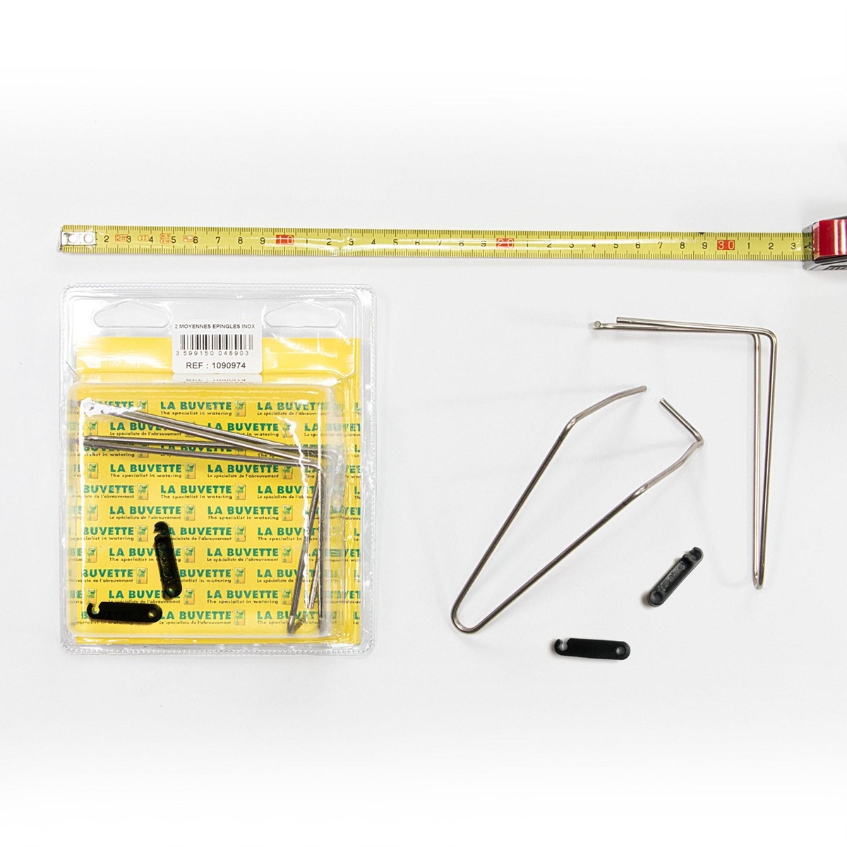 COQUE 2 RESSORTS EPINGLE COUDE LAKCHO 4060602