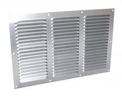 GRILLE VENTILATION ALU A VISSER 20X30 ANODISE GRIS HORIZONTA