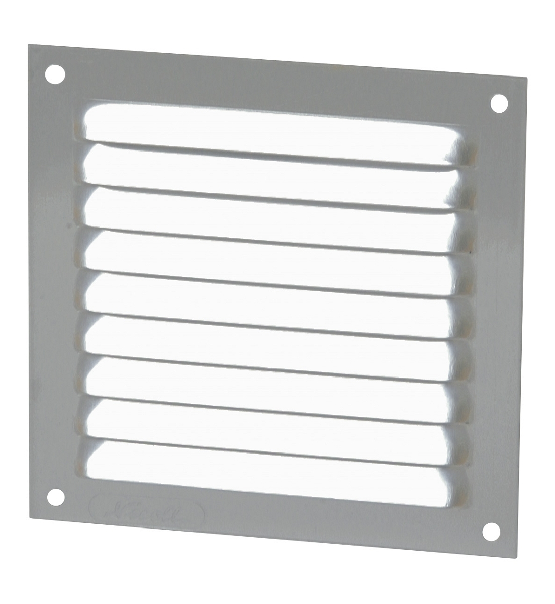 GRILLE VENTILATION ALU A VISSER 15X15 ANODISE GRIS