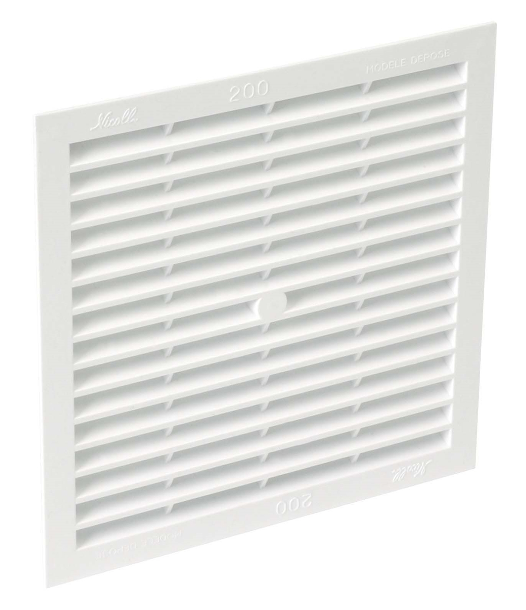 GRILLE VENTILATION EN APPLIQUE 175X175 - MOUSTIQUAIRE