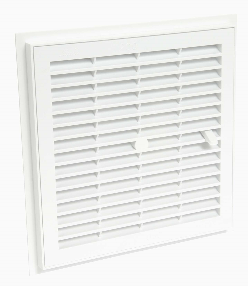 GRILLE À VISSER OU À COLLER BLANCHE À FERMETURE