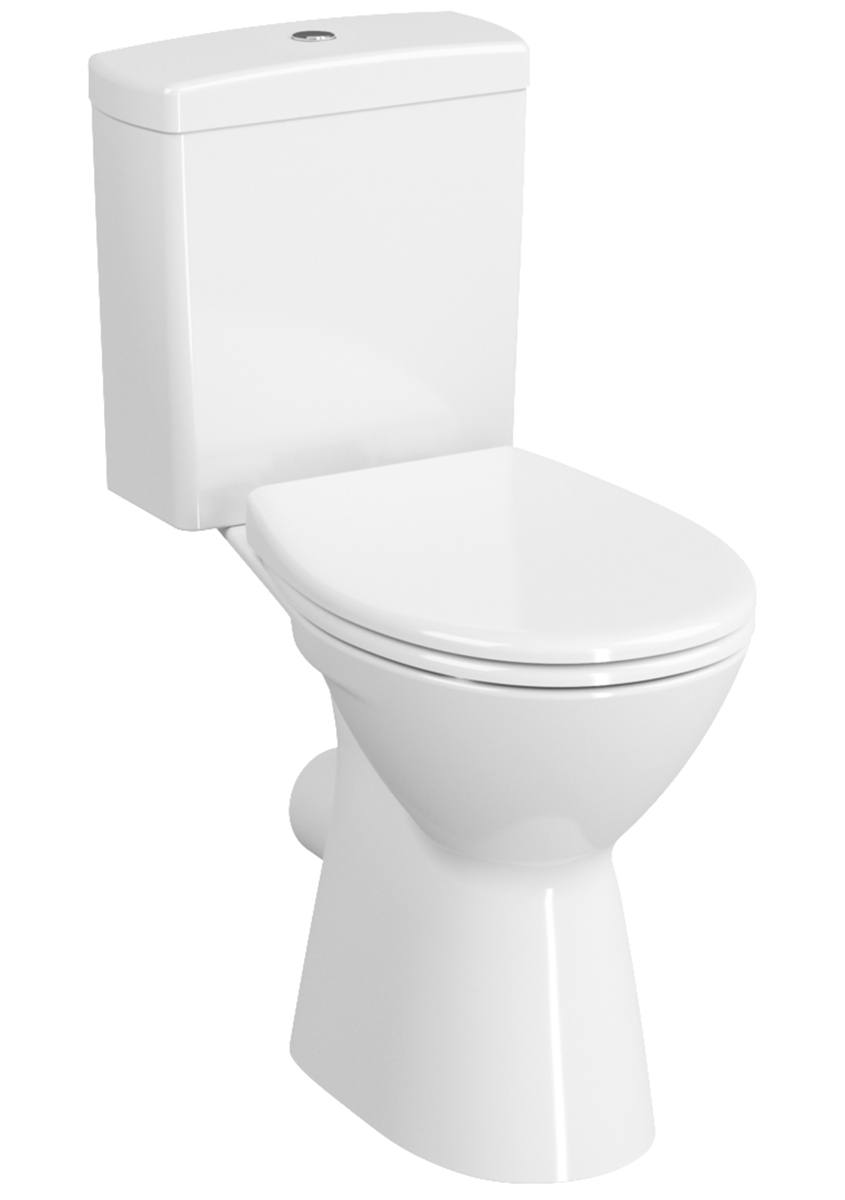 PACK WC SURELEVE SH BLANC NORMUS AVEC MECANISME 3/6L ET ABATTANT