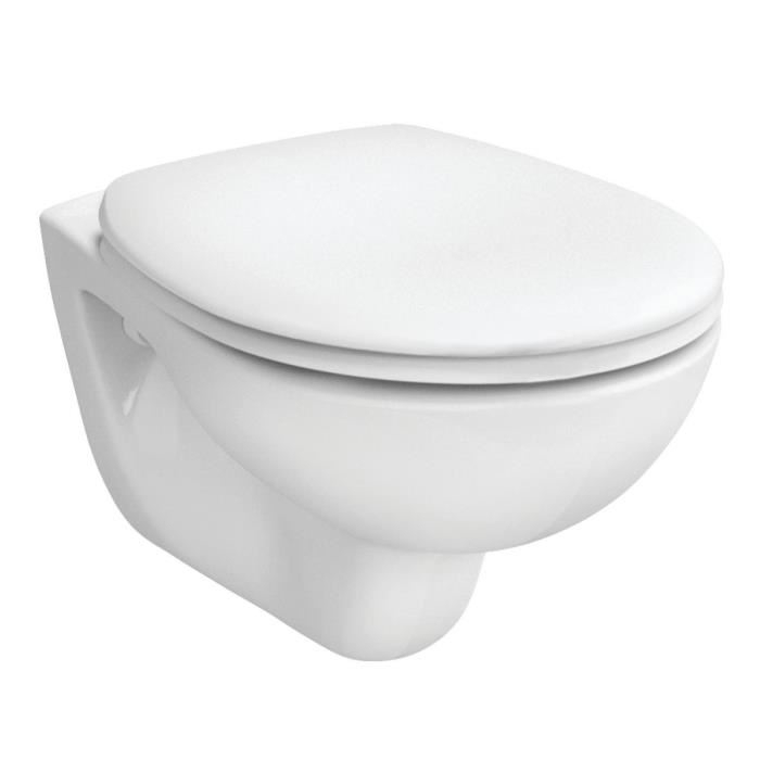 PACK NORMUS NEO CUVETTE SUSPENDUE BLANC AVEC ABATTANT