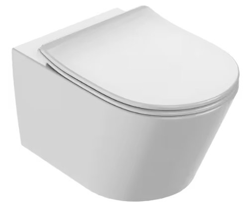 PACK WC SUSPENDU CARENE BASTILLE SANS BRIDE BLANC BRILLANT