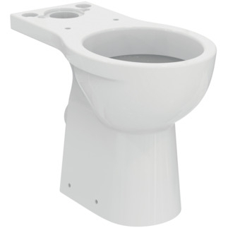 CUVETTE ULYSSE SURELEVEE BLANCHE AVEC TROUS D'ABATTANT