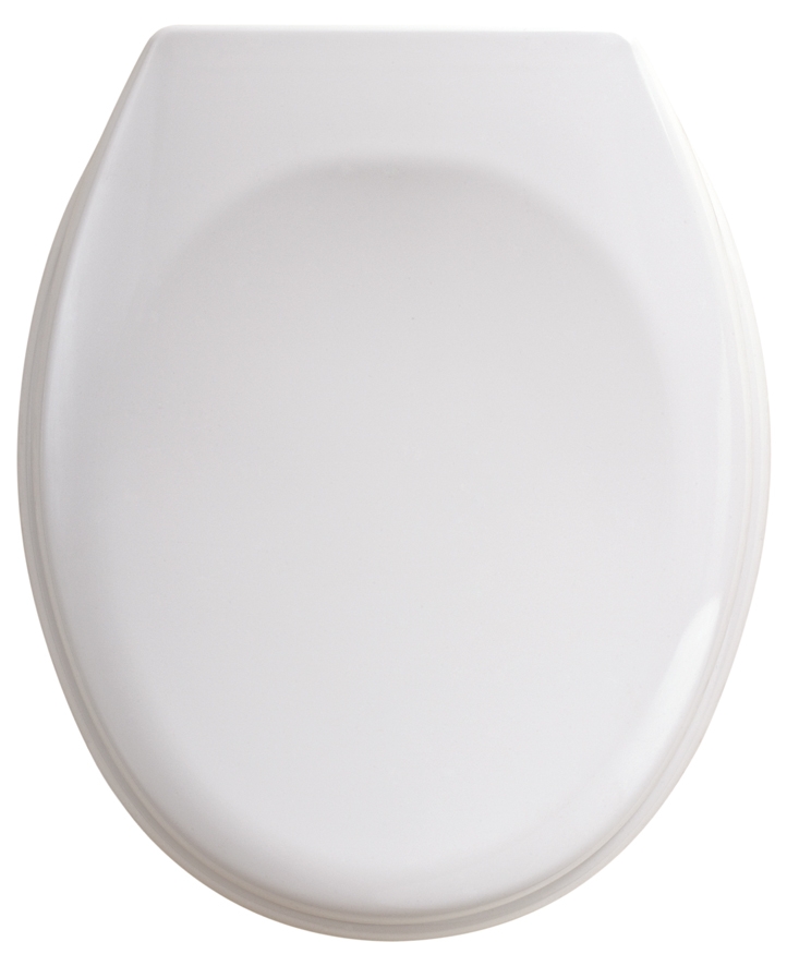 ABATTANT RD'2 DOUBLE BLANC CHARNIÈRES INOX